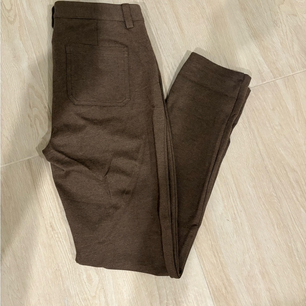 Calvin Klein Chocolate Pants - Picture 2 of 3